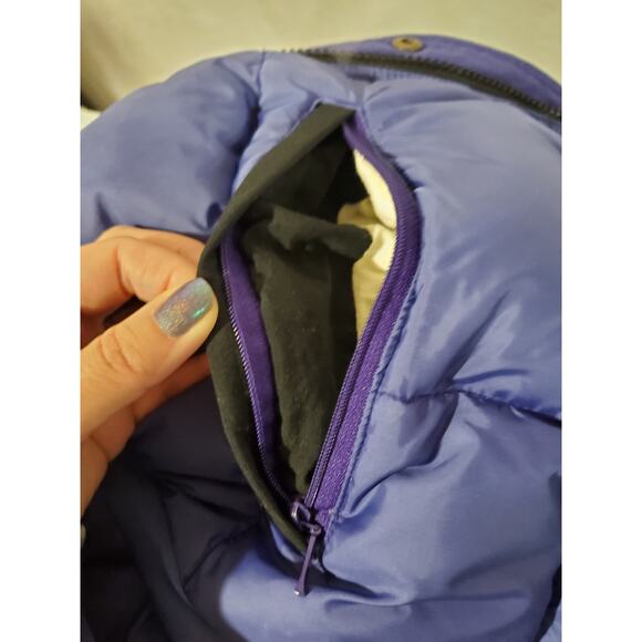 Vtg Eddie Bauer Mens Goose Down Insulated Puffer Lined Nylon Jacket Size L 80s - Picture 6 of 15